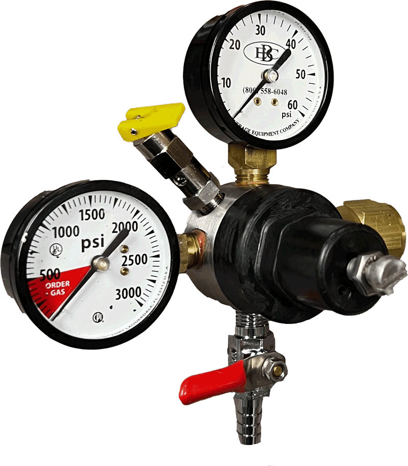 130 PSI Double Gauge Co2