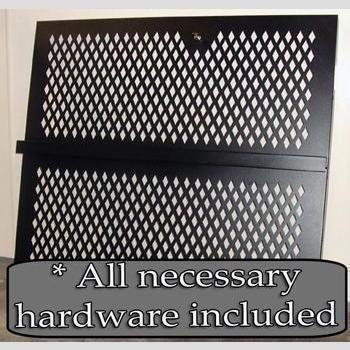 VANDAL PANEL KIT GDM-09 BLK FOR DOOR WITH V-ROLLERS