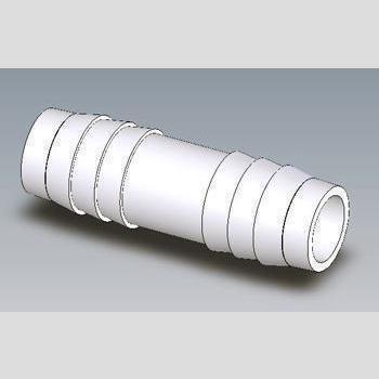 WHT 1/2" X 1/2" STRAIGHT BARBED FITTING