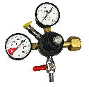 60 PSI Double Gauge Regulator - Co2