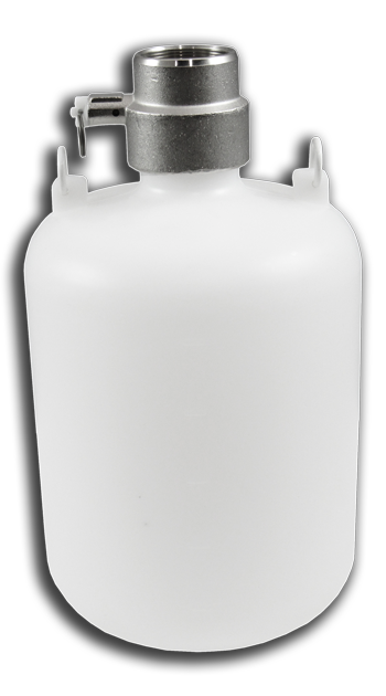 1.3 Gallon Cleaning Can Plastic - 1 Valve