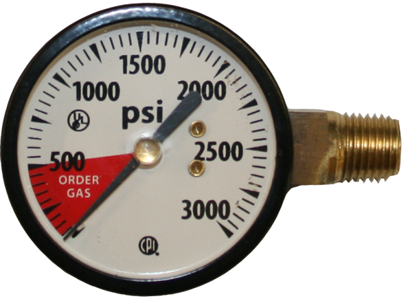 3000lb Left Hand Gauge