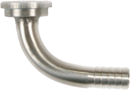 5/16in Bent Tail Piece S/S 