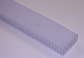 AIR DIFFUSOR, TAC-48/72 WHT 2" x 2 3/4" x 44 1/2", 1/4CELL