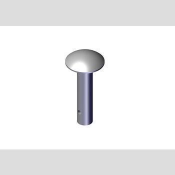 BOLT, 5/16 UNTHREADED .08 HOLE