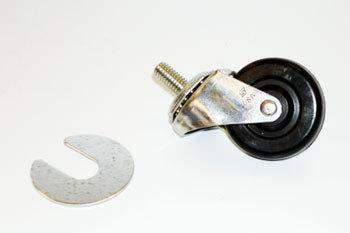 CASTOR 2" W/O BRAKE 3/8" - 16 X 1-1/2" STEM