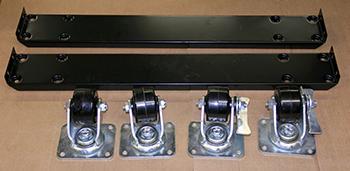 CASTOR 3 1/2"D 32" FRAME ONE BASE WITH CASTORS