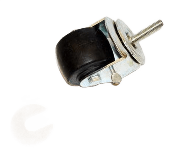 CASTOR KIT 2-1/2"GDM-41CPT-48 2BASE,4CASTER,4WASHER,4NUTSILV