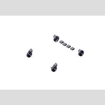 CASTOR KIT 4" 1/2" STEM SET OF 4