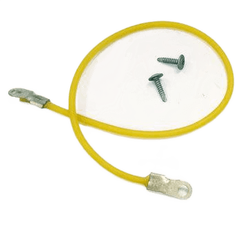 CORD, LATEX 18" (1/16"DIA) W/2 TERMINAL RINGS, TSID-72-2