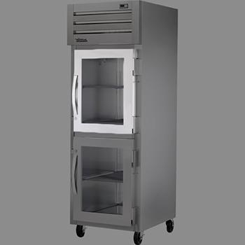 DOOR ASM STR HALF GLASS TR/BL