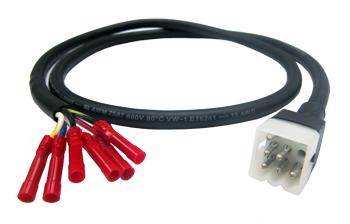 DOOR CORD, 42", 600V 6 PIN ULTRA FLEX CABLE, VW-JACKET