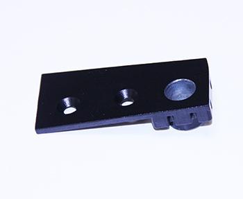 DOOR PLATE BTM RH, R57-X811 DIE CAST ZINC, BLK POWDER COAT