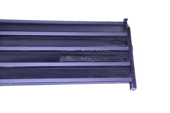 END, GRILL BLK 9-1/4" CUT 812019 GRILL END DOWN