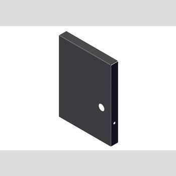 EVAP COVER CENTER BRACE BLK TSSU-48,60,72