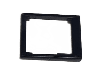 FACE PLATE, ROCKER SWITCH 3 PRONG, BLK