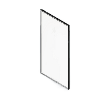 GLASS INSERT, GDM-72 IDL 20 7/8 X 51 5/8