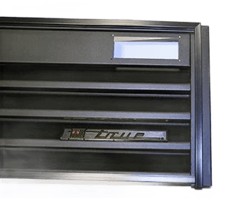 GRILL ASM GDM-35 BLK FOR DOUBLE LOCK DOORS