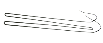 HEATER, DEF 800W 115V 43" 12" LEAD W/TINNED ENDS