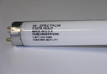 LAMP, F025T8 GOLD FLORESCENT BAKERY LAMP