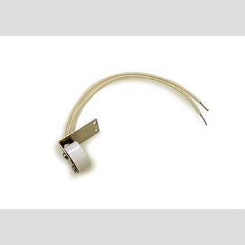 LAMPHOLDER, 543 KULKA STATION- ARY MEDIUM BI-PIN, 9" TIN-DIPP