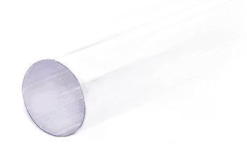 LAMPSHIELD, 31-3/8" T12 WITH BLACK END CAPS