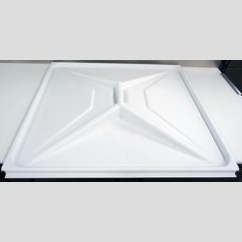 LID, NIGHT, WHT HIPS 94HB NSF/ UL APPROVED