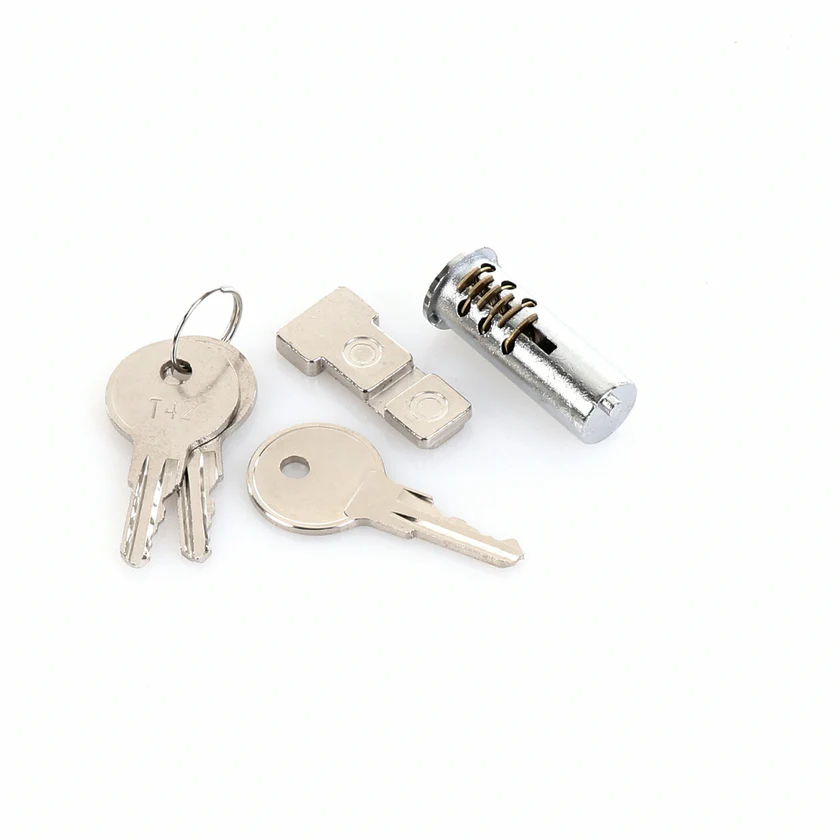 LOCK KIT CHROME CORE W/CHROME CAM