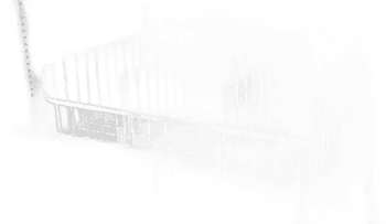 NOVELTY BASKET DIVIDER, WHT