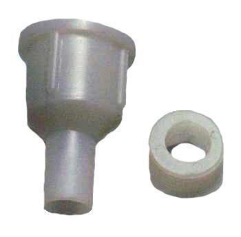 NOZZLE & SCREW SET, STRAIGHT H.I.P.S WHT