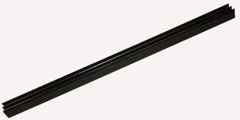 PLASTIC EXT, 30" BLK SWEEPER FOR ROLL INS