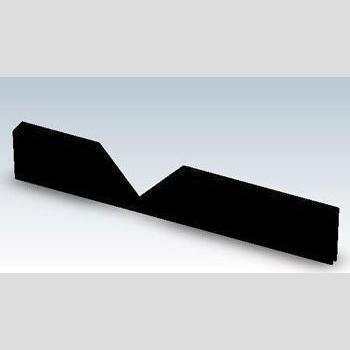 PLASTIC, #3792, 3" NOTCHED