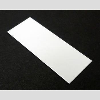PLATE, 3/4 X 2, .025 WHT ALUM