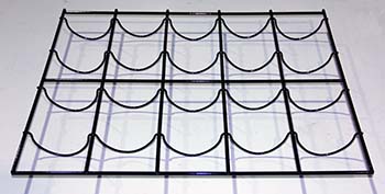 RACK, WINE, GDM-69/72 BLK WIRE