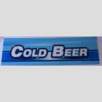 S 26 COLD BEER BLUE (S-BCB) SIGN PANEL, GDM-26