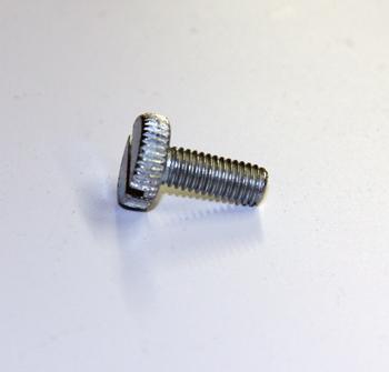 SCREW, 10-32 X 1/2 SLTD KNURL WAFER HD MACHINE SCREW 410SS