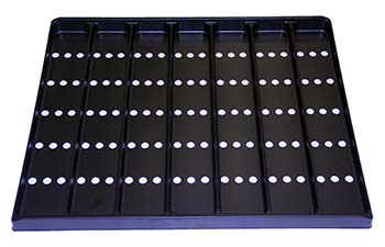 SHELF ORGANIZER, GDM-10/12 BLK PLASTIC