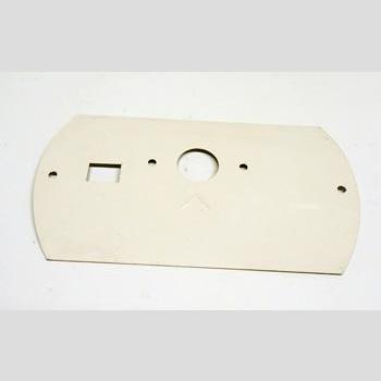 TEMP CONTROL COVER, WHT WITH SWITCH HOLE