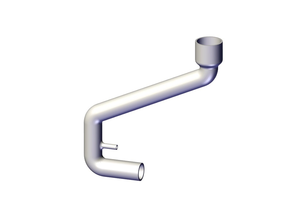 TUBE, TANK LINER TO DRAIN PVC PLASTISOL WHITE