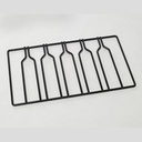 WINE CRADLE BTM, TWC-24 BLK PVC COATED