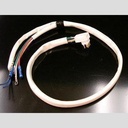 WIRE HARNESS, MALE 8017, 33" MALE PLUG EMF P-7-1 PVC WHT
