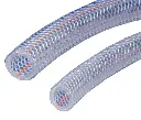 1/4in ID Clear Braided PVC Tubing