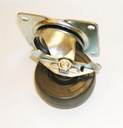 CASTOR 3" SWIVEL WITH BRAKE #127-3SB PLATE 3 1/8 X 4 1/8