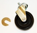 CASTOR 4" STEMMED W/O BRAKE 1/2" X 13 X 1" STEM