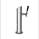 DRAFT TOWER-BEER 3" COLUMN 1-FAU SS CHRM-HNDL 153-ANG W/O
