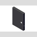 EVAP COVER CENTER BRACE BLK TSSU-48,60,72