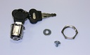 LOCK, #C628S-2 5 PIN FLUSH HEAD