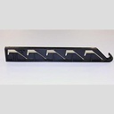 LOUVER END, BLK 11.187" 5 LOUVER