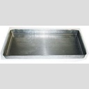 PAN, DRAIN COND METAL W/HOLE 24 1/2 X 11 1/2 X 2 1/8