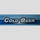 S 26RF COLD BEER BLUE (S-BCB) SIGN PANEL, GDM-26RF
